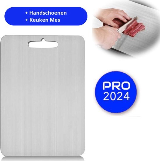 Planche à Découper En Titane - Surface Antibactérienne, Facile à Nettoyer, Plusieurs Tailles Disponibles