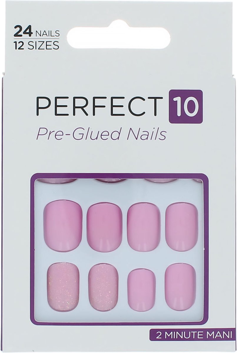Goedkoopste Elegant Touch Perfect 10 Pre-Glued Nails - Pretty In Prague