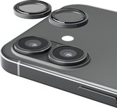 Camera Lens Screen Protector - Geschikt voor iPhone 16/16 Plus - 9H Bescherming - Zwart