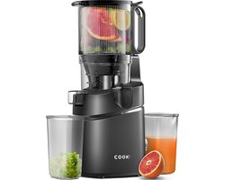 COOK-IT Slowjuicer XL - Anti Goutte - Anti Oxydation - Extra Fort - Entonnoir XL