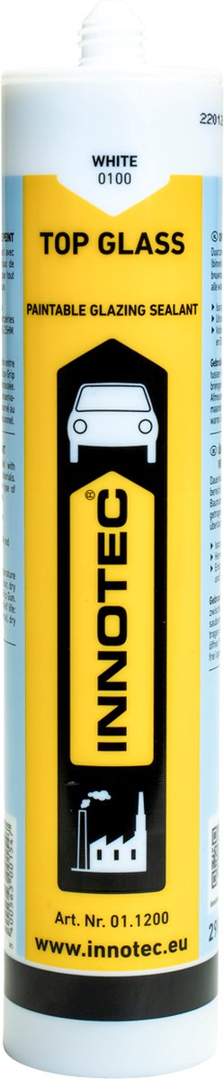Innotec top glass wit 280ml ( a 1 st )