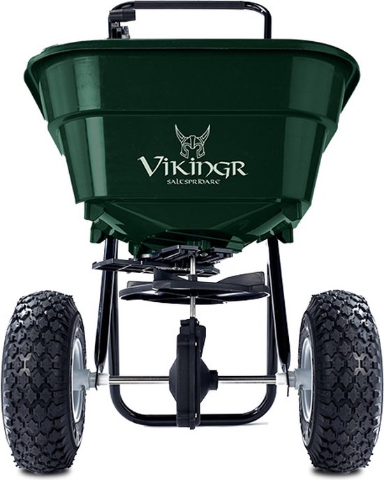 Strooiwagen voor zout 30 liter - Voor strooizout - Kunstmest - Zaad - 11 kg - PVC zoutbak van Kinzo Garden — afbeelding 2