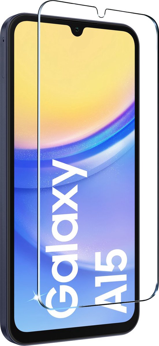BixB screenprotector geschikt voor Samsung Galaxy A15 - gehard glas Tempered Glass