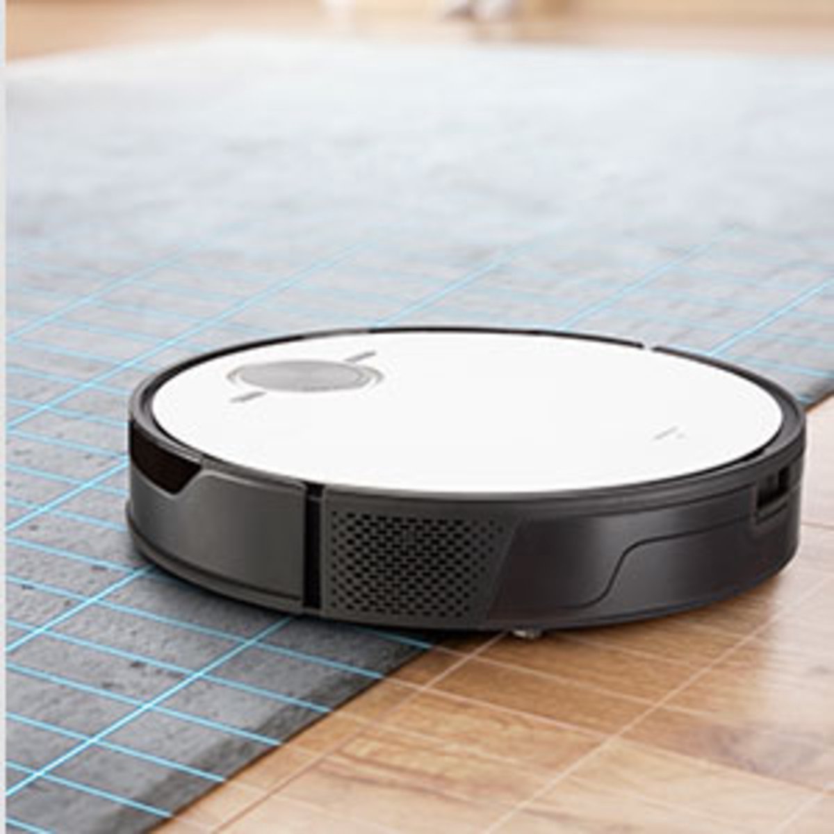 Afbeelding 2 van MEDION Robotstofzuiger met zuigstation en veegfunctie X50 SW (lasernavigatie, krachtige 8000Pa zuigkracht, Alexa 2in1 robotstofzuiger, nauwkeurig in kaart brengen, Go & No Go gebieden, meerdere vloere