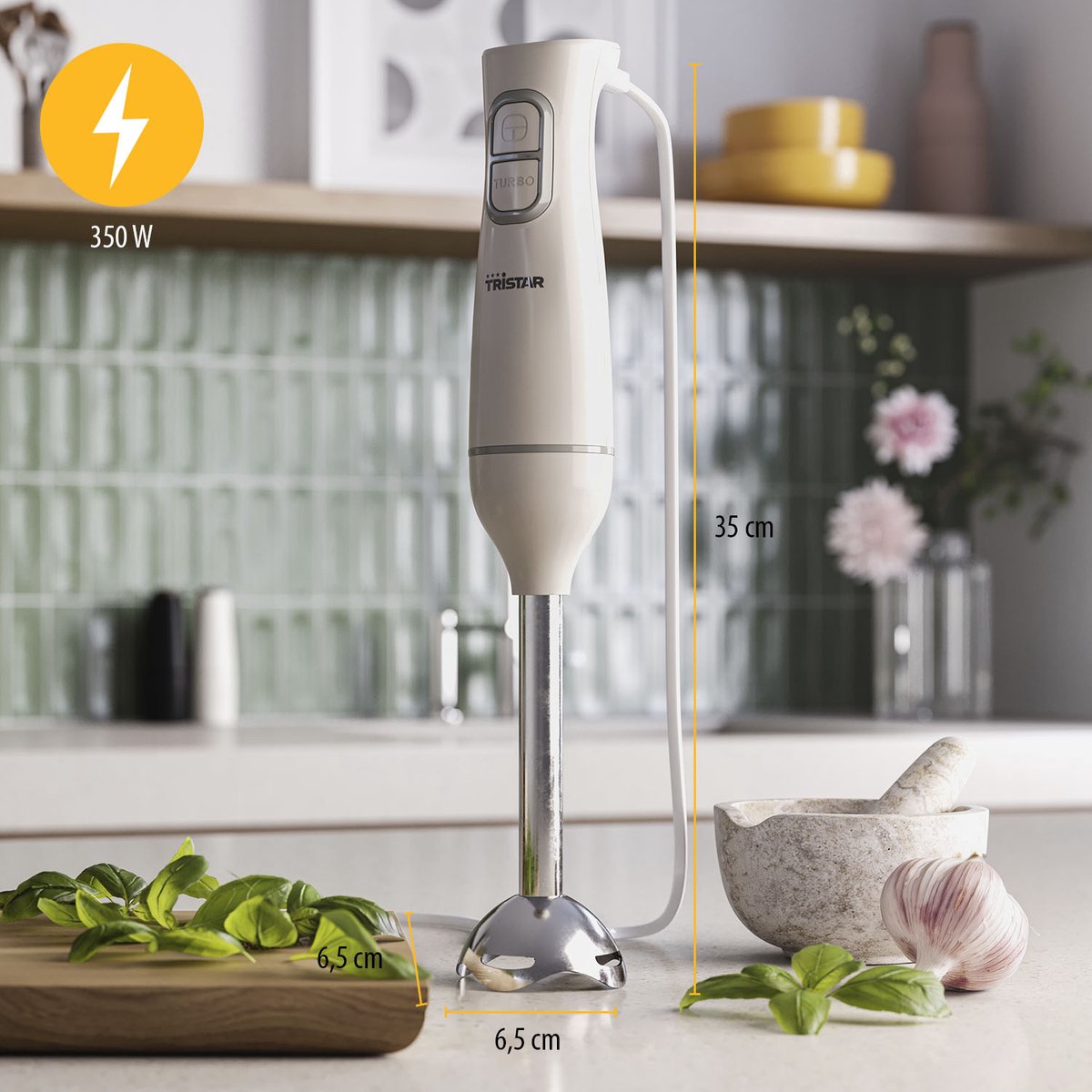 Tristar MX-4880 Staafmixer - 350W - Compact thumbnail 5