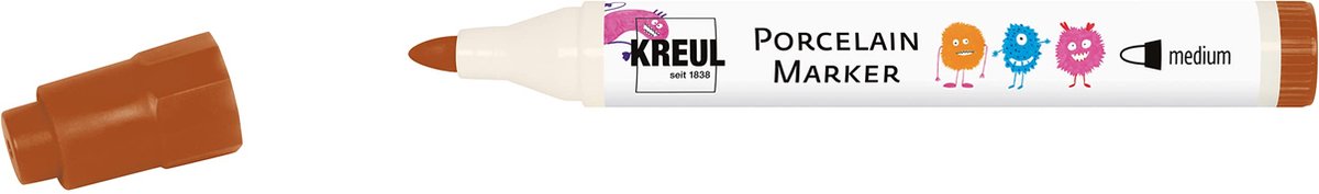 KREUL 16329 markeerstift 1 stuk(s) Fibre tip Bruin