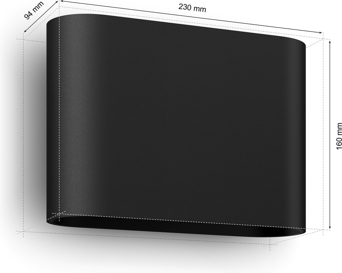 Philips Hue Dymera muurlamp - wit en gekleurd licht - zwart — afbeelding 7