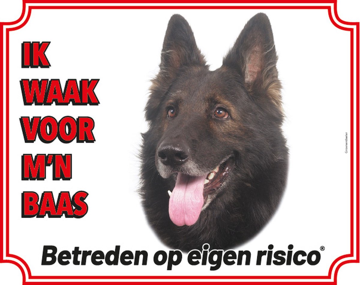 Groenendaeler Waakbord - Ik waak voor mijn baas