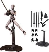 PLAY IT Robot Bouwpakket Actie Figuur - 75 Onderdelen - Grijs Zwart - Robot Speelgoed Jongens