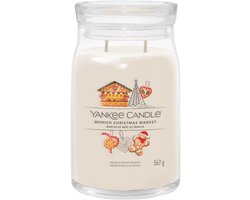 Yankee Candle - Munich Christmas Market Large Jar Geurkaars - 90 branduren - twee lonten