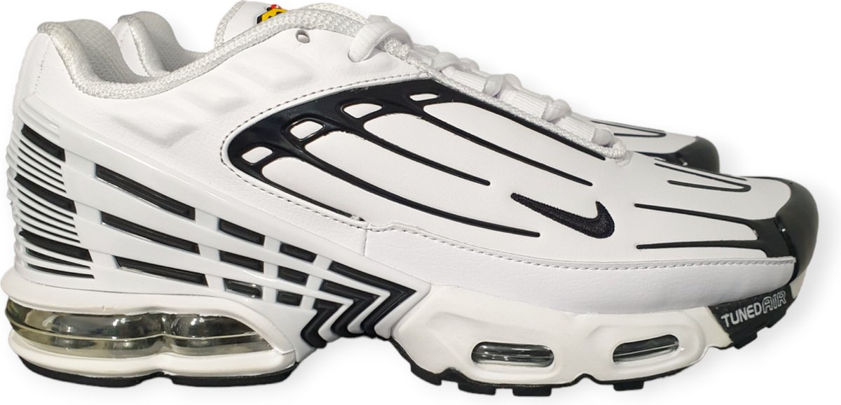 Nike Air Max Plus TN III 3 Leather Heren Sneakers Sport Casual Schoenen CK6716-100 Wit