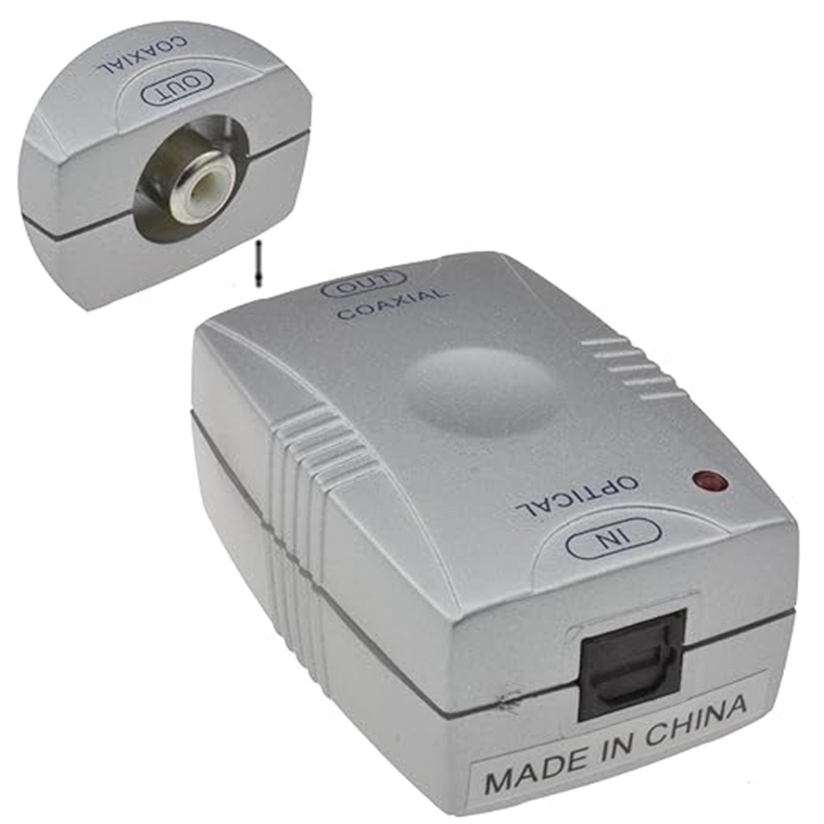 Optische TOS Toslink naar RCA Coax converter Profile