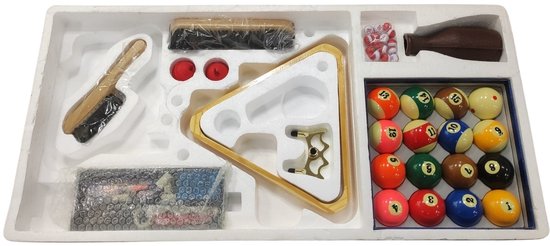 Pooltafel Accessoires Kit - Biljart Set - Thuis Spelen - Complete Uitrusting - 147 cm Keuen - Meerdere Kleuren — afbeelding 5