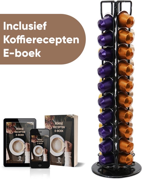 Rice rat Vertuo Kapselhalter Schublade für Nespresso mit Glas für