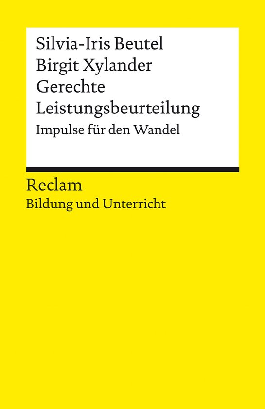 Reclams Universal-Bibliothek - Gerechte Leistungsbeurteilung ... - cover