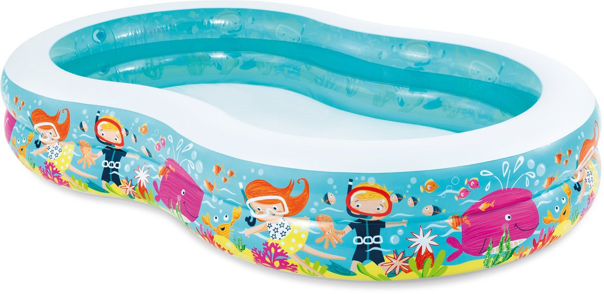 Intex Snorkel Fun Swim Center™ Pool - Opblaaszwembad - 262 x 160 x 46 cm