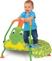 HyperMotion Kindertrampoline – 90 Cm – Met Leuning En Kikkerdesign – Voor Binnen En Buiten – Tot 25 Kg – Vanaf 3 Jaar