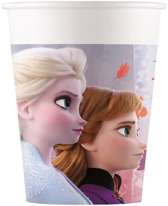 Bekers Papier Frozen 2 200ml - 8 stuks