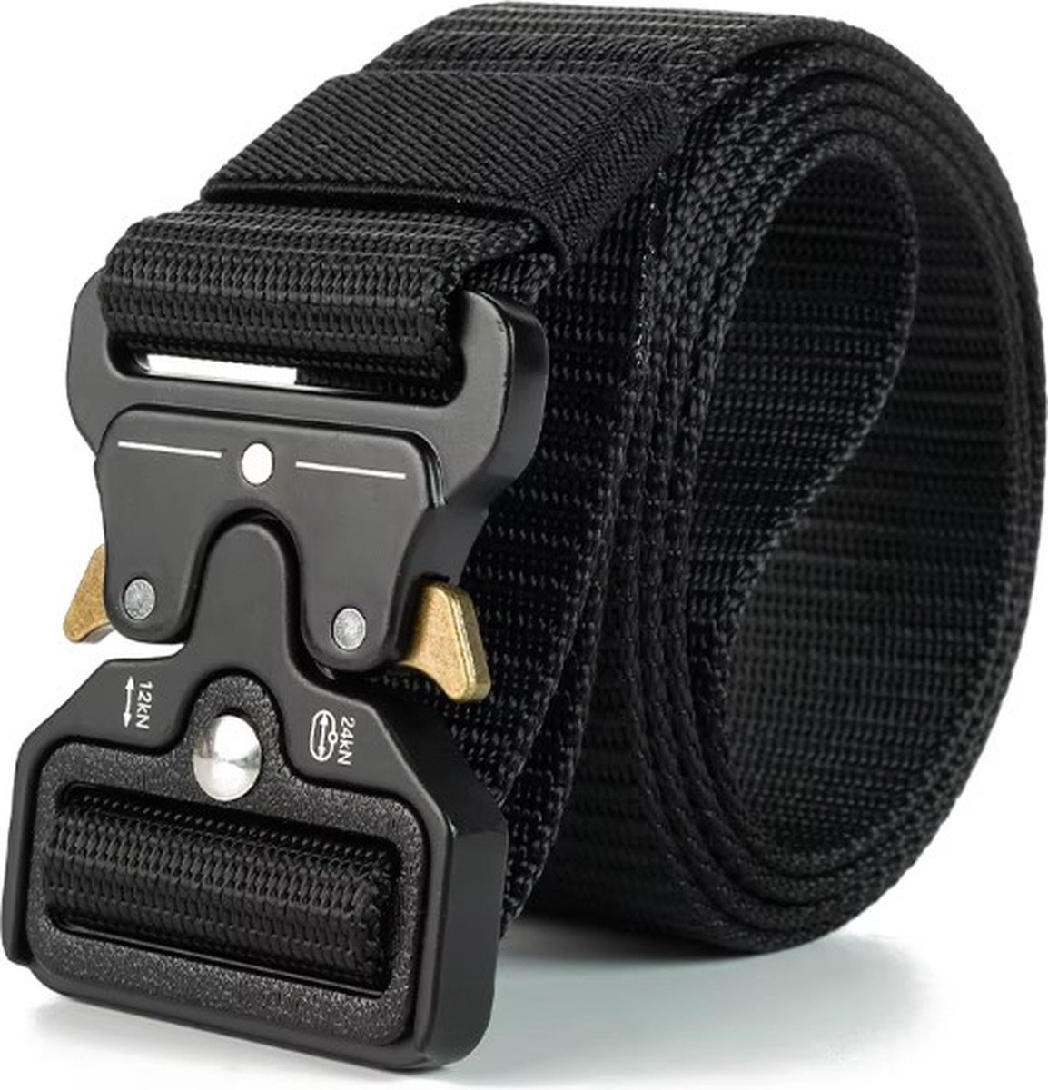 Actie4you® - Veiligheidsriem - Werkriem - Tactical Belt - Heup Riem - Quick Release - 125 CM - Verstelbaar – Broekriem – Zwart