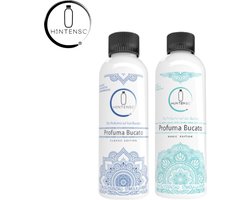 Wasparfum Hintenso Turquoise Magic Edition 500ml + Wasparfum Hintenso Blue 500ml - Proefpakket - 140 Wasbeurten - Inclusief 1 gratis tester - Frisse was - Heerlijke geur - Textielverfrisser – Wasverzachter – Zeebries - Wasparfum - Wasmachine