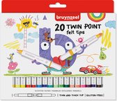 Bruynzeel Kids 20 feutres - double point