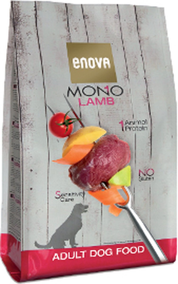 Hondenbrokken Lam & Rijst - Smaakvolle Voeding voor Gevoelige Honden - 2 KG