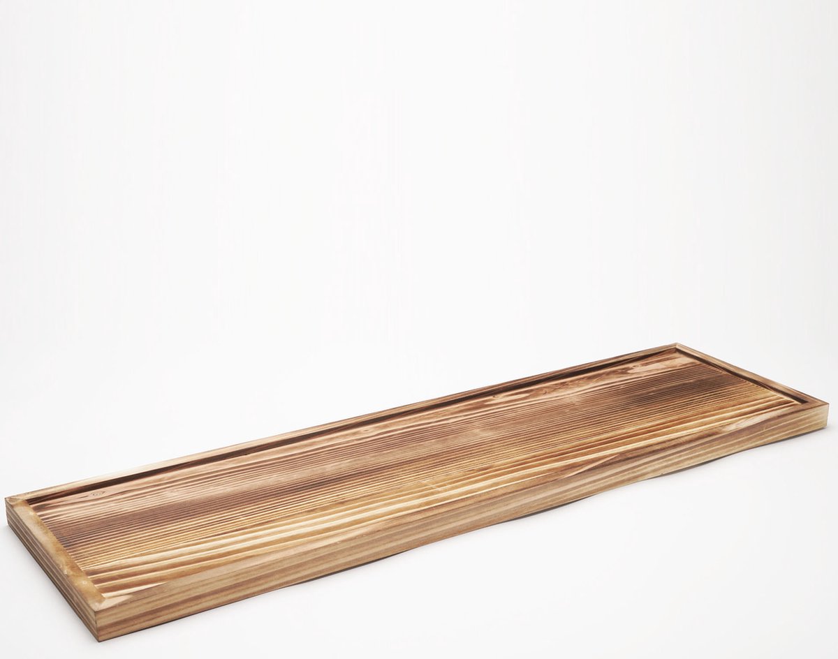 Konro - Houten Basis voor Diatomiet - 81,5x28x2,5cm