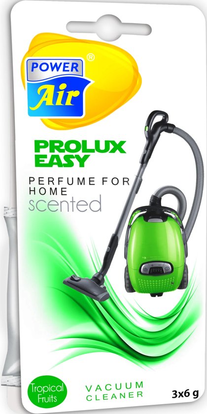 Power Air - Geurzakjes - Tropisch fruit - Voordeelverpakking - 3 zakjes van 6g - Stofzuigerverfrisser - Geur zakjes voor in de stofzuiger