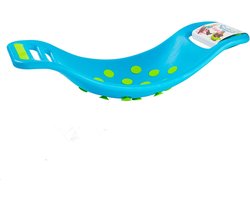 Teeter Popper Blue Wobble Balance Board with Popping Sounds - Kids Preschool Toy for Gross Motor Skills Development - Ages 3 years +