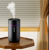 Bol.com MZS Luchtbevochtiger - Geschikt Voor Slaapkamer Woonkamer Bureau Auto+ RGB LICHT- USB-Zwart-luchtbevochtiger aanbieding
