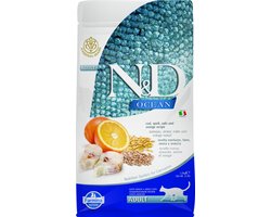 Kattenvoer Farmina N&D OCEAN Volwassen Oranje Kabeljauw 1,5 Kg