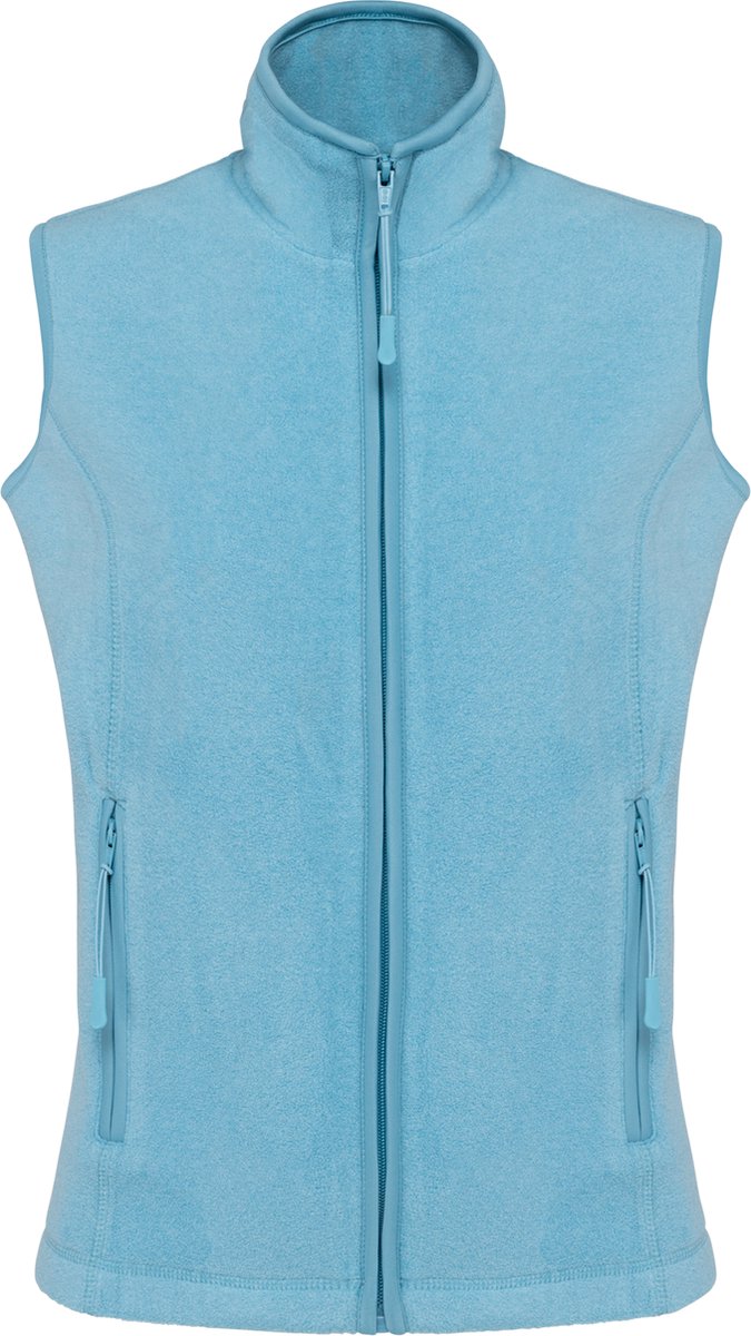 Kariban Bodywarmer van microfleece dames K906 - Cloudy blue heather - XS