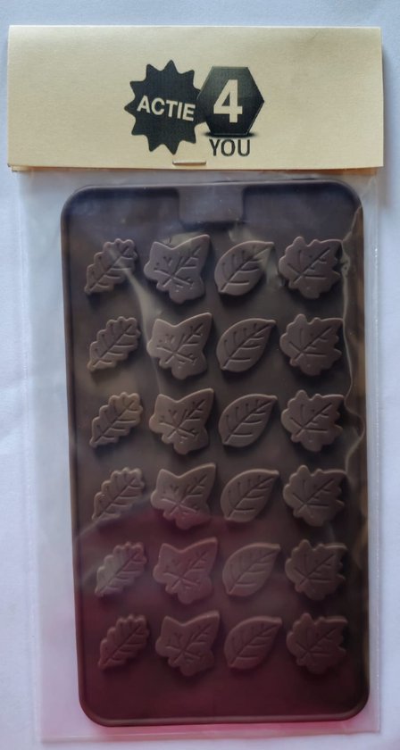 Actie4you® - Kerst blaadjes vorm - Chocolade vorm - kerstmis - Herfst - Blaadjes - Siliconen Mal