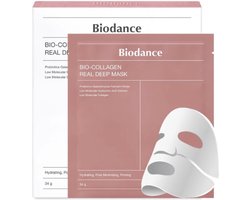 Biodance - Bio Collagen Real Deep Mask - Korean Beauty Collageen Gezichtsmasker - 4 stuks