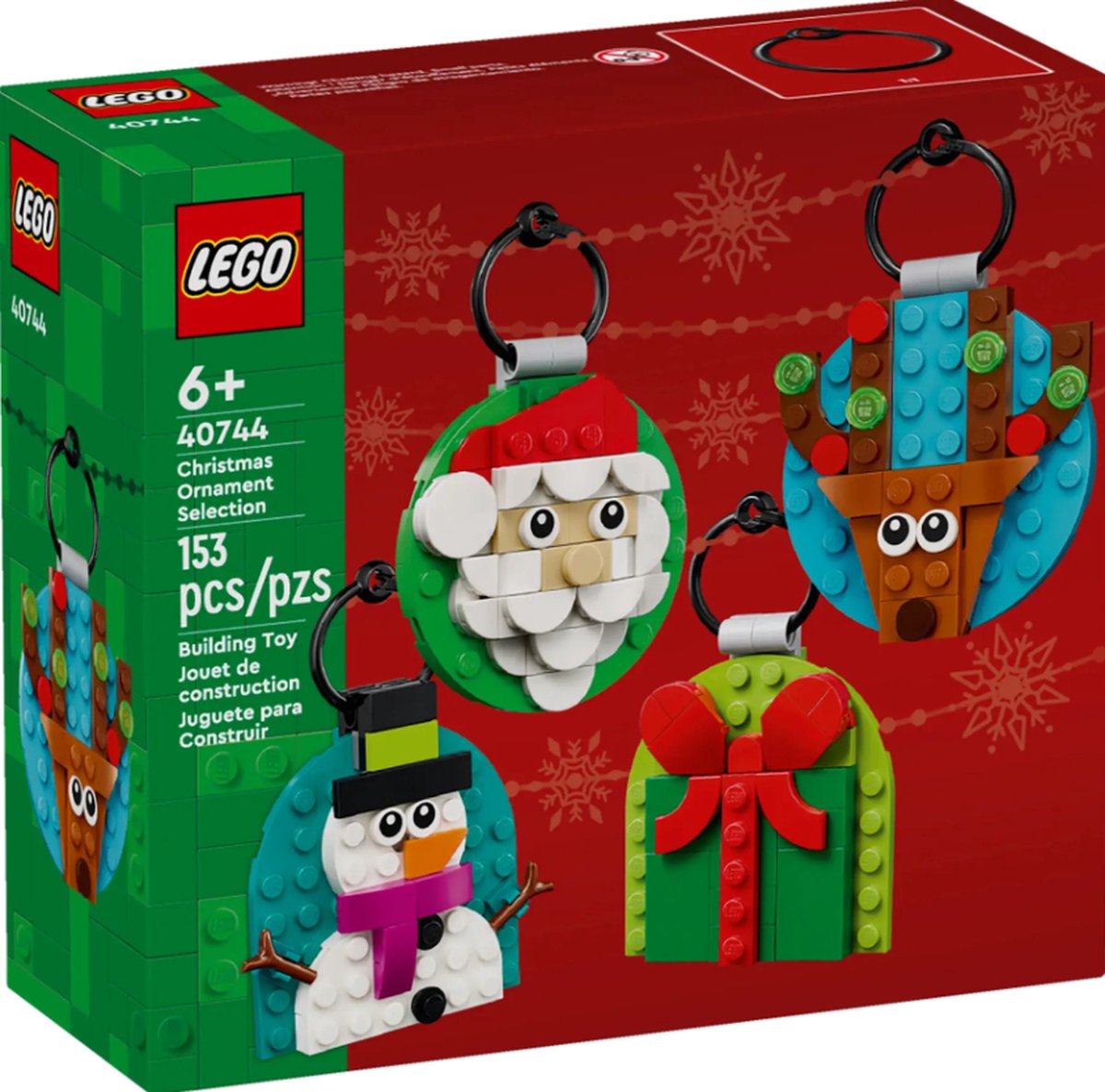 LEGO Schattige kerstversieringen Kerstdecoratie Om te Knutselen voor Kinderen 40744 — afbeelding 2