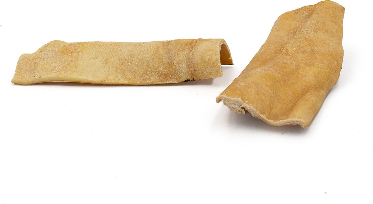 Runderhuid - Hondensnack - 1kg - 100% Natuurlijk - Gedroogd - Gecertificeerd - Kauwsnack