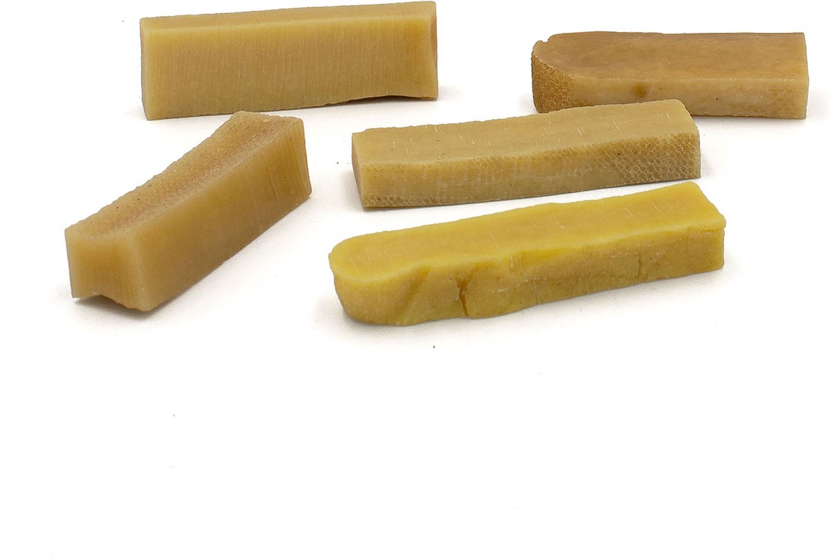 Yak Kaas Churpi Hondensnacks - 25 stuks - XS 25-35g - Geeft geen geur - Kauwstaafje - Kauwsnack