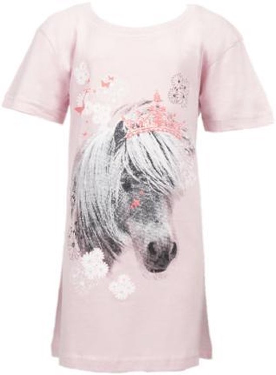 Anouk Michaela Paarden Bigshirt Pink maat 104