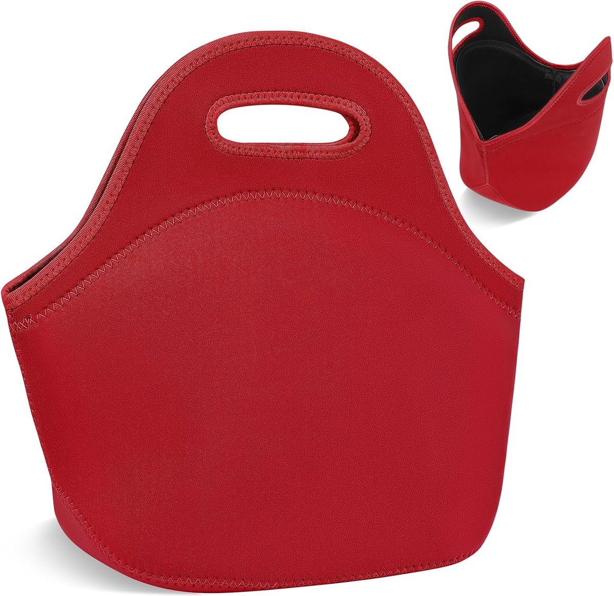 Neopreen Isolerende Lunch Bag voor Vrouwen en Mannen, Opvouwbaar en