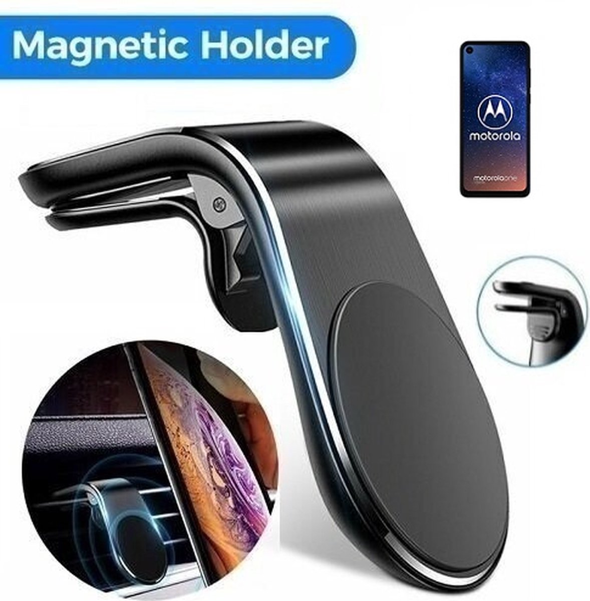 Motorola One Vision Magnetische Autohouder