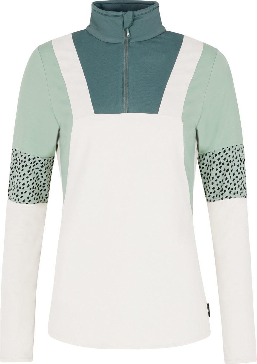 Protest Prtmorph – Skipully Dames – Lange mouwen – 1/4 rits Evergreen