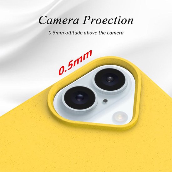 Coque Eco flexible adaptée pour iPhone 16 Plus -- Design écologique et antichoc - Incassable - Couleur Trendy rose