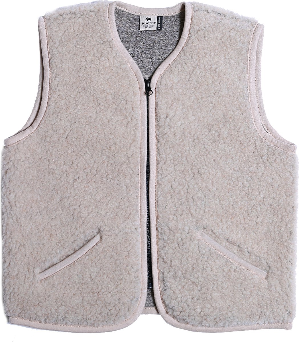 Alwero Bodywarmer Pos Light Junior Sandbrown -122 Bruin