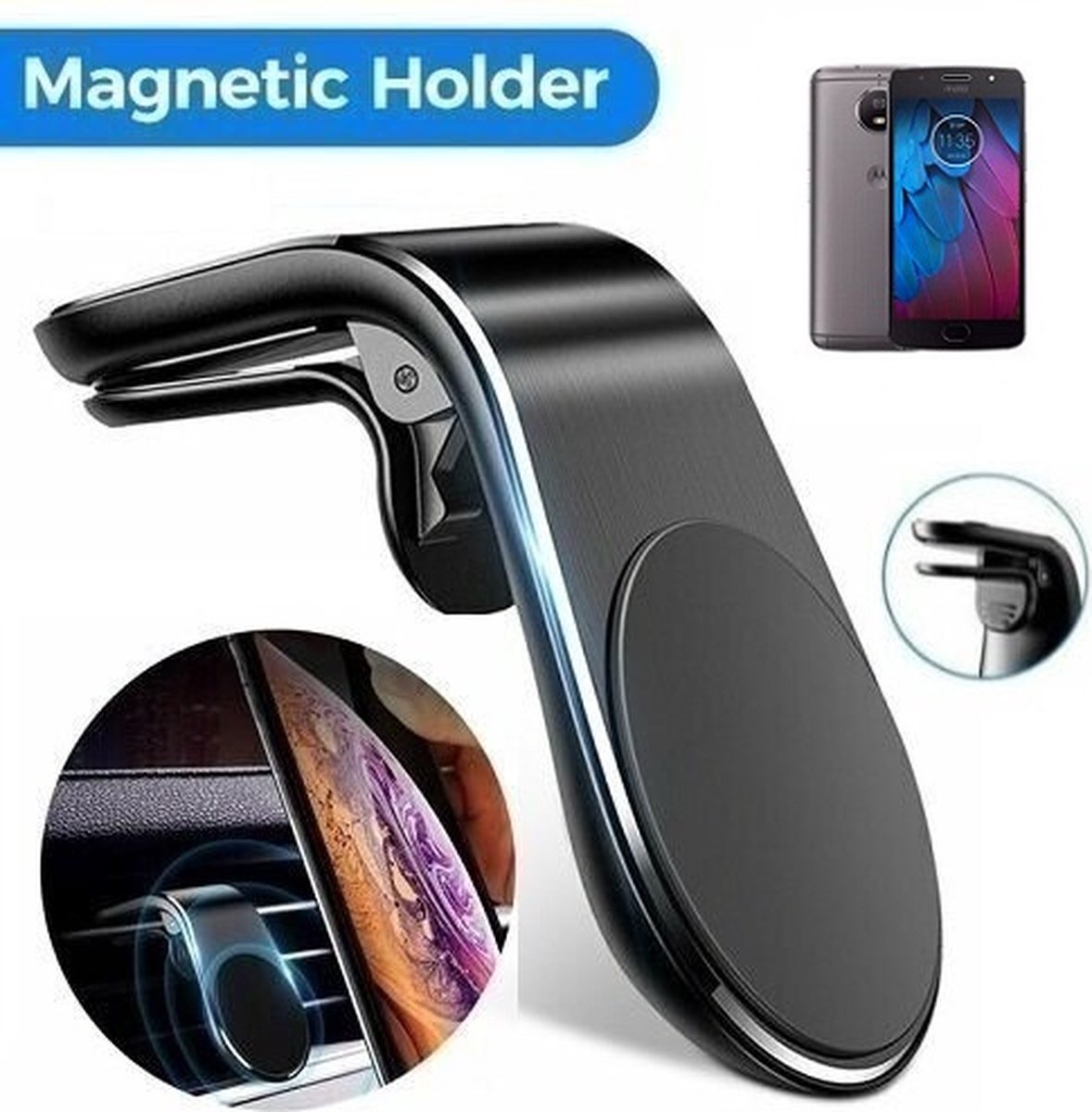 Motorola Moto G5S Magnetische Autohouder