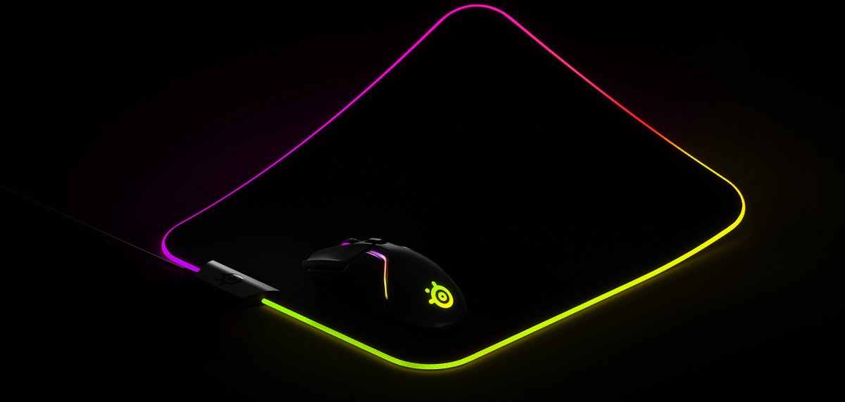 SteelSeries QcK Prism Cloth - Gaming Muismat - Medium