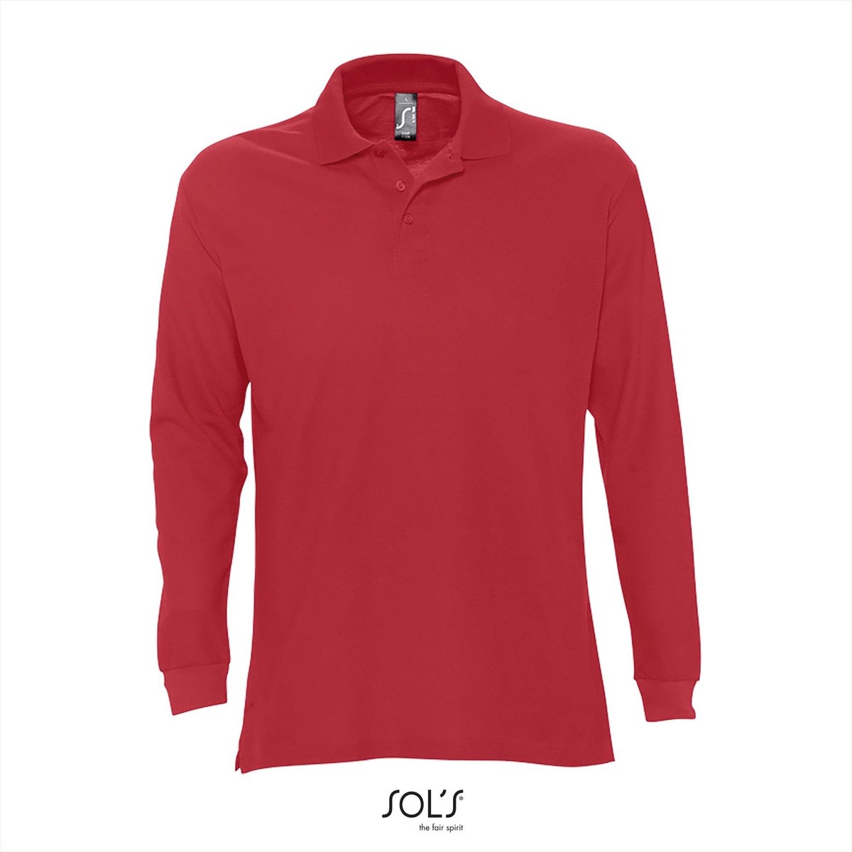 SOL'S Long Sleeve Polo Star L539 - Red - XXL