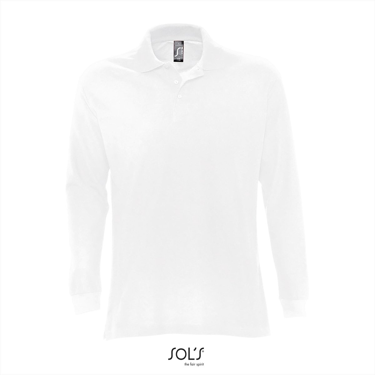 SOL'S Long Sleeve Polo Star L539 - White - L