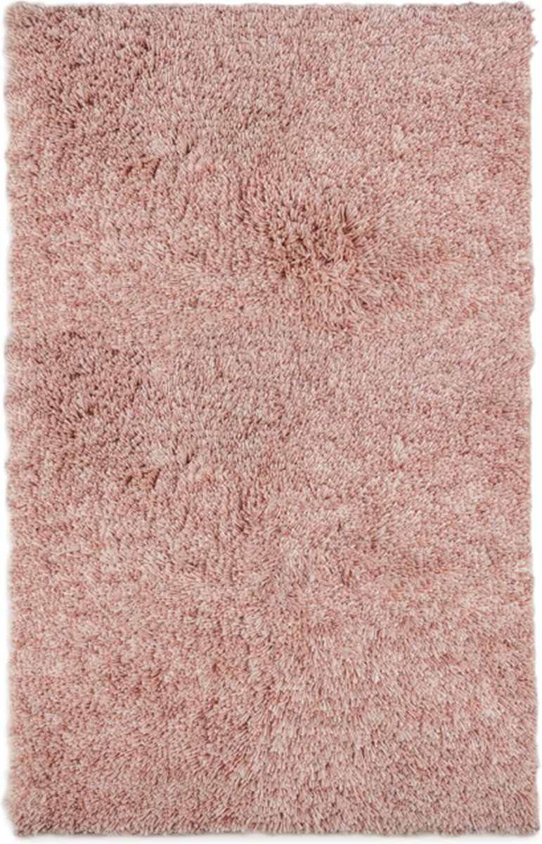 Luxe badmat hoogpolig Floor roze - 70x120 - zacht en soepel - stijlvolle uitstraling - vochtabsorberend en sneldrogend - hoogwaardige kwaliteit - anti-slip