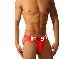 Fist Logo Jockstrap Rood maat Large