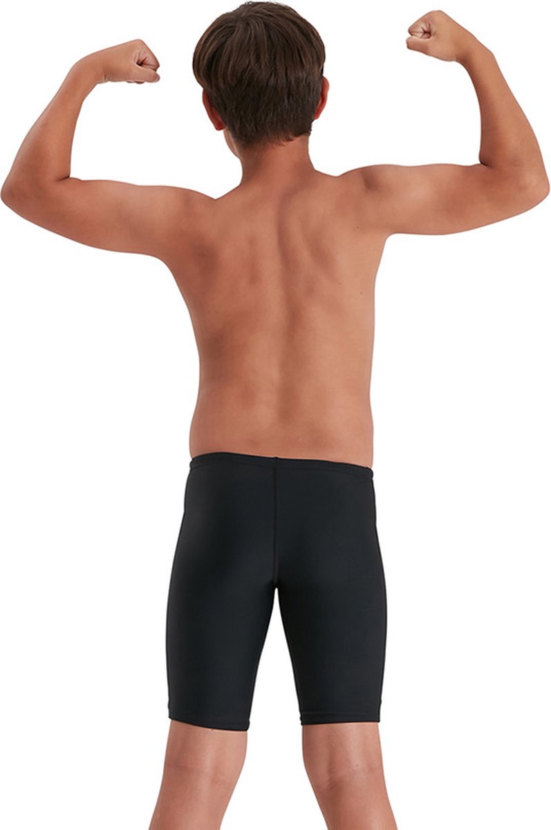 Speedo Medley Logo Jammer Zwart/Grijs Jongens Sportzwembroek — afbeelding 2